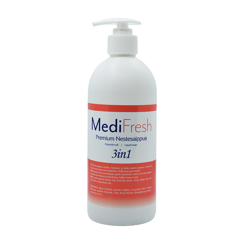 Skystas muilas „MediFresh Premium 3in1“ 500ml.