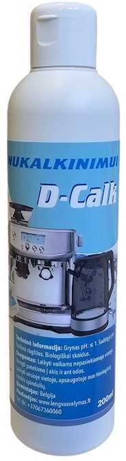 Virtuvės įrangos nukalkinimui – D-Calk 200 ml