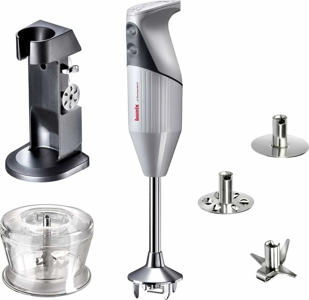 Blenderis Bamix M200 , Deluxe Baltas BXM200DELUXE.W