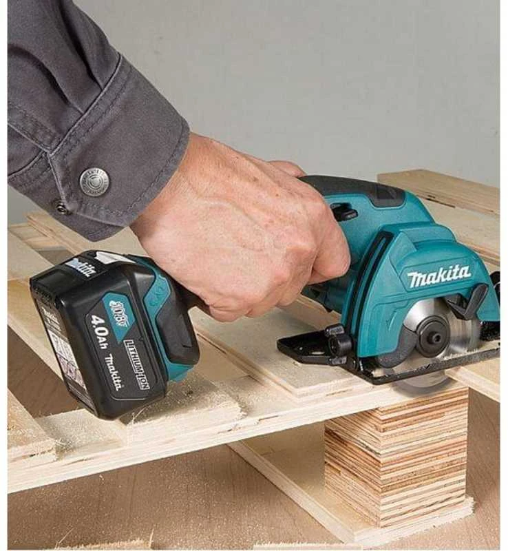 Makita HS301DSMJ Akumuliatorinis diskinis pjūklas, 12V MAX, 2x 4,0 Ah, 25,5 mm, ø85mm, MAKPACK