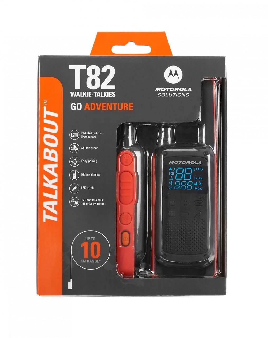 Radijo stotelė - racija  MOTOROLA TALKABOUT T82  2vnt.