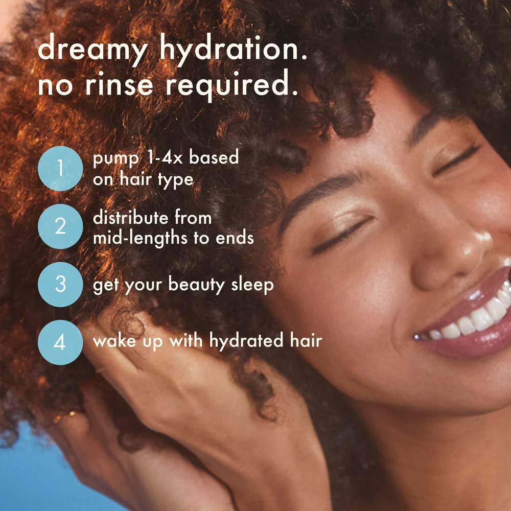 Amika Dream Routine naktinė drėkinamoji plaukų kaukė, mini 30 ml
