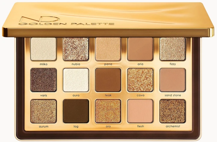 Natasha Denona Golden Palette akių šešėliai, atspalvis Oro, mini 0,4 g