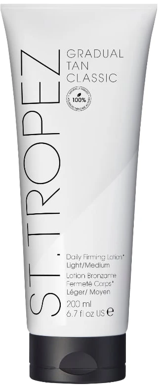 St Tropez St.Tropez Gradual Tan Classic Daily Firming Lotion palaipsniui įdegį suteikiantis stangrinamasis kūno losjonas, Light/Medium, 200 ml
