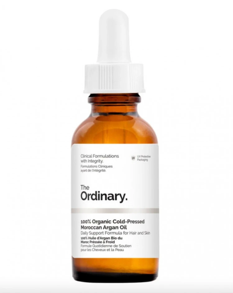 The Ordinary 100% Organic Moroccan Argan Oil 100% tyras, šalto spaudimo Maroko argano aliejus, 30 ml