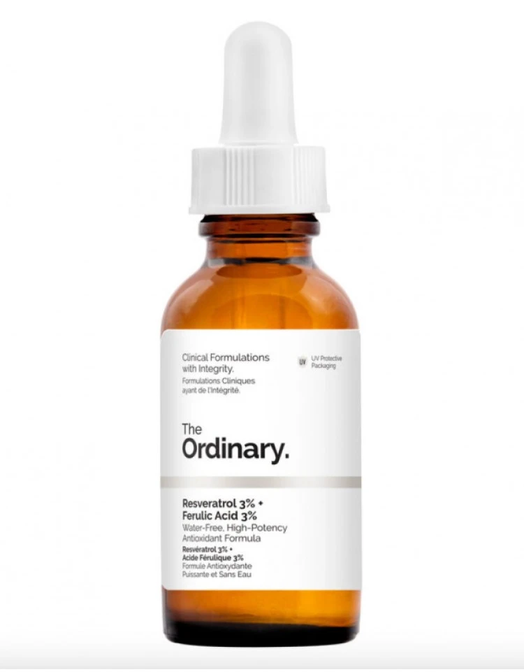 The Ordinary Resveratrol 3% + Ferulic Acid 3% veido serumas, 30 ml