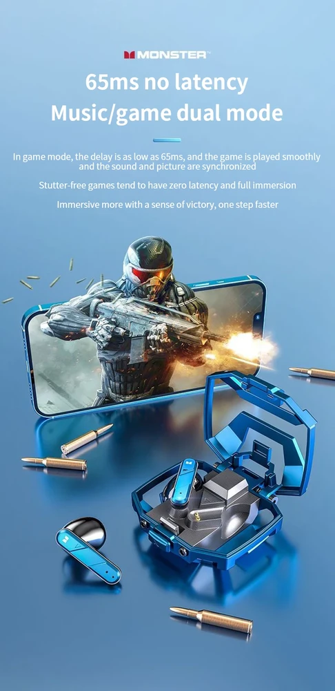 Ausinės MONSTER Airmars XKT09 TWS