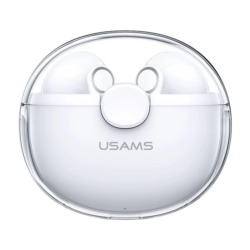 Usams BU12 ausinės permatomame dėkle