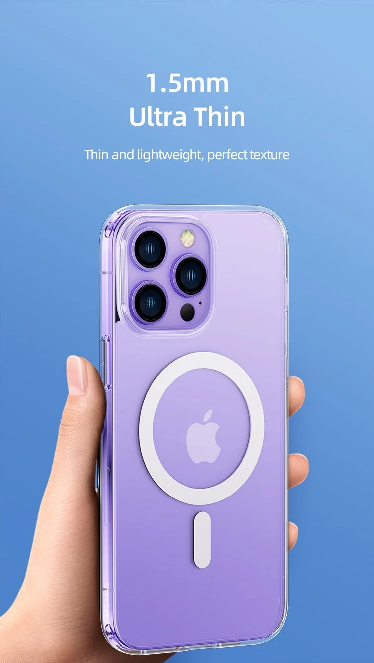 USAMS BH801 Ice-Magnet dėklas telefonui iPhone 14max aprašymas - Prekės nuotrauka