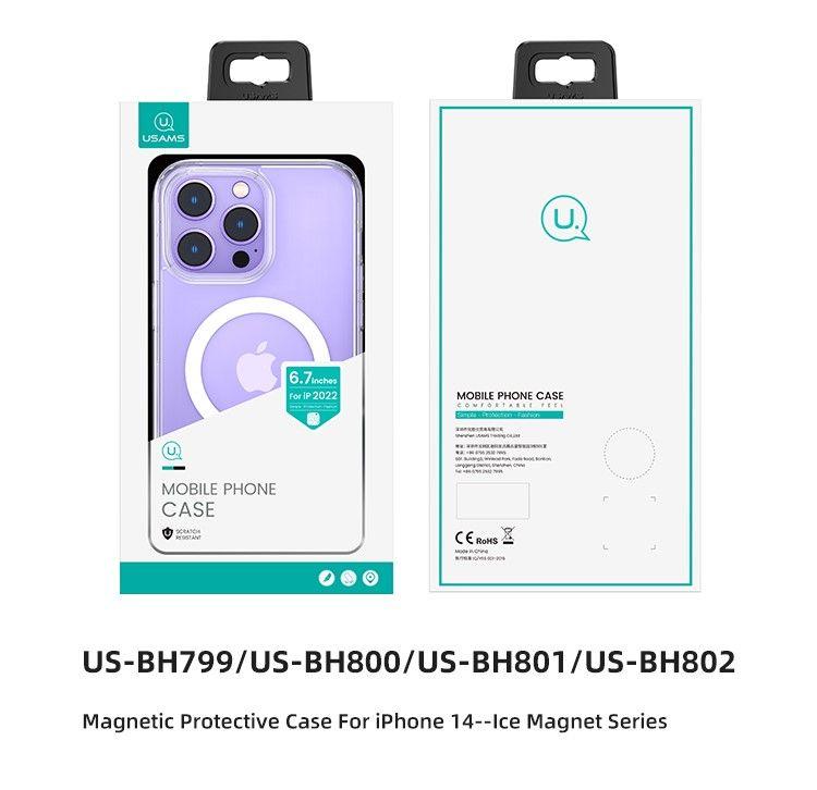 USAMS BH801 Ice-Magnet dėklas telefonui iPhone 14max