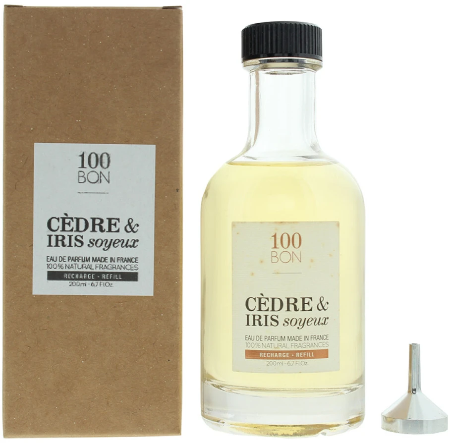 100 Bon Cedre & Iris Soyeux EDP parfumuotas vanduo unisex Refill, 200 ml