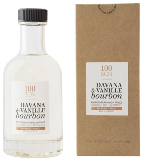 100 Bon Davana & Vanille Bourbon EDP parfumuotas vanduo unisex Refill, 200 ml