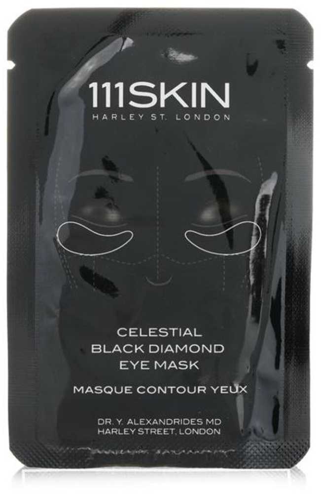 111Skin Celestial Juodas Diamond Eye Mask gaivinanti kaukė paakiams, 6 ml