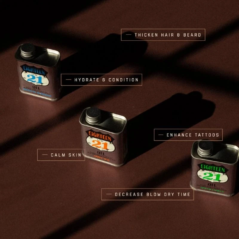 18.21 Man Made Oil Noble Oud aliejus barzdai, plaukams ir odai, 60 ml