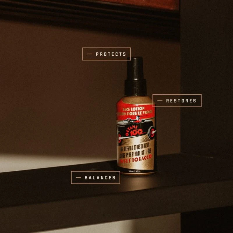 18.21 Man Made Octane 100 Face Lotion Sweet Tobacco drėkinantis veido losjonas vyrams, 60 ml