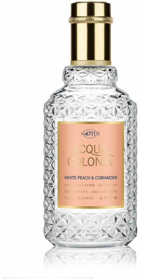 4711 Acqua Colonia Baltas Peach & Coriander EDC odekolonas unisex, 100 ml