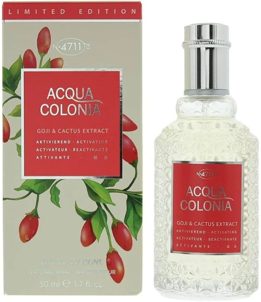 4711 Acqua Colonia Goji & Cactus EDC odekolonas unisex, 50 ml