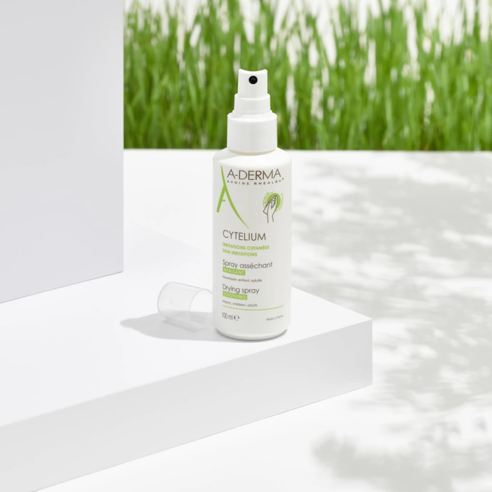 A-Derma Cytelium Drying Purškiklis džiovinamasis purškiamas losjonas pažeistai odai, 100 ml
