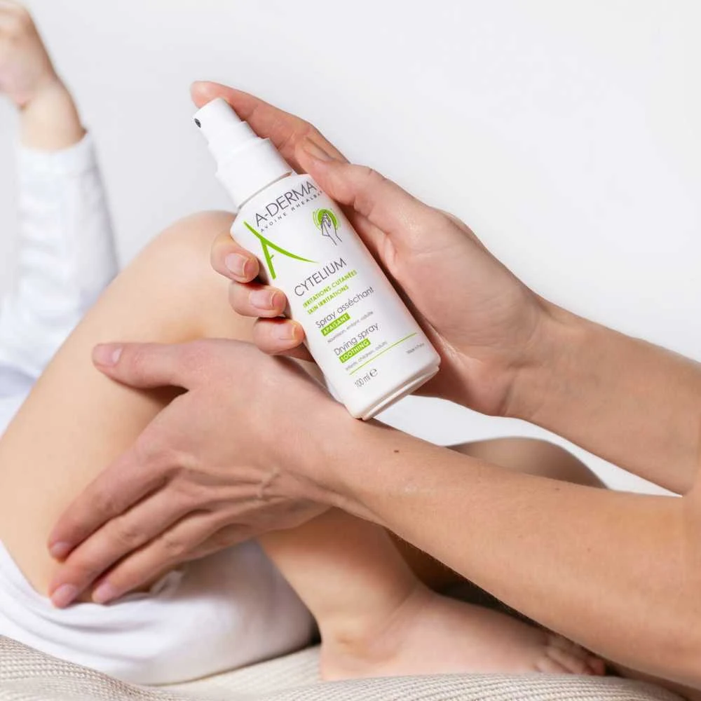 A-Derma Cytelium Drying Purškiklis džiovinamasis purškiamas losjonas pažeistai odai, 100 ml
