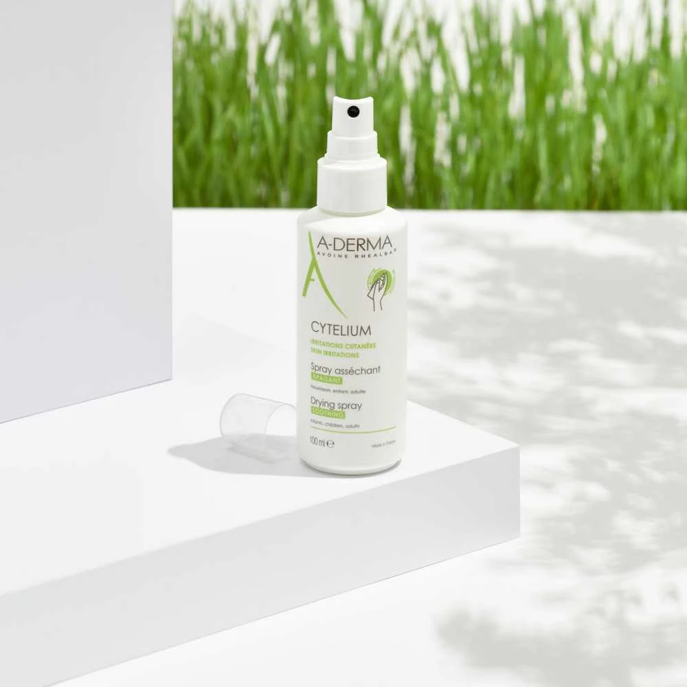 A-Derma Cytelium Drying Purškiklis džiovinamasis purškiamas losjonas pažeistai odai, 100 ml