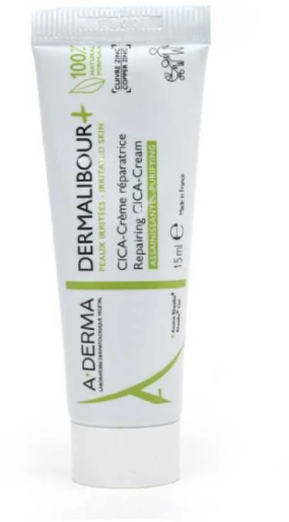 A-Derma Dermalibour + Cica atkuriamasis kremas 15ml