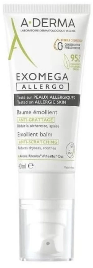 A Derma "Exomega Allergo" minkštinamasis balzamas 40ml