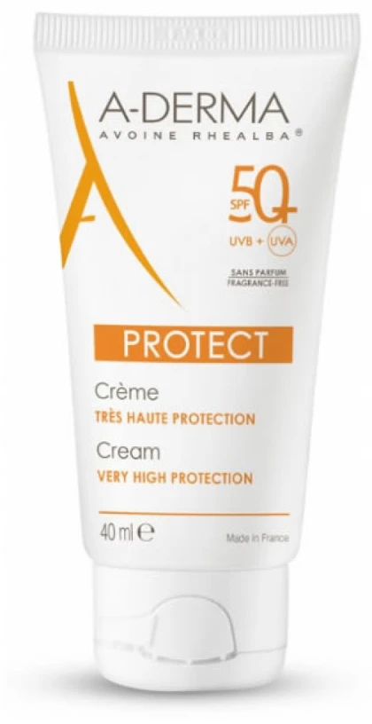 "A-Derma Protect" apsauginis kremas be kvapiklių Spf50 + 40ml