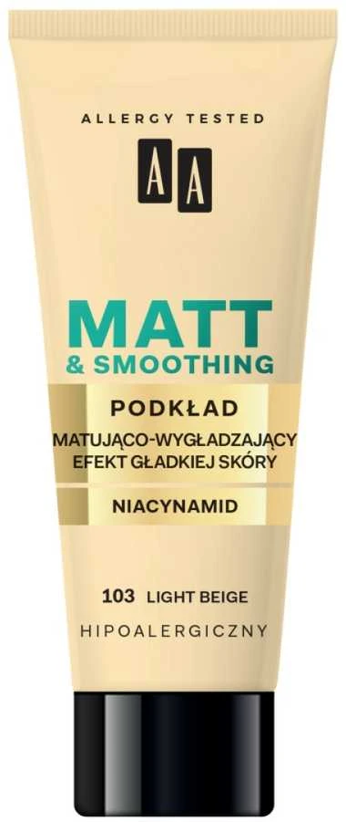 AA Make Up Matt Foundation 103 Light rusvai gelsvas, 30 ml