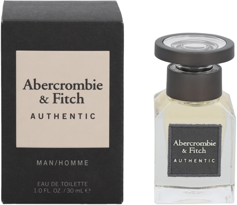 Abercrombie & Fitch Authentic Men EDT tualetinis vanduo vyrams, 30 ml