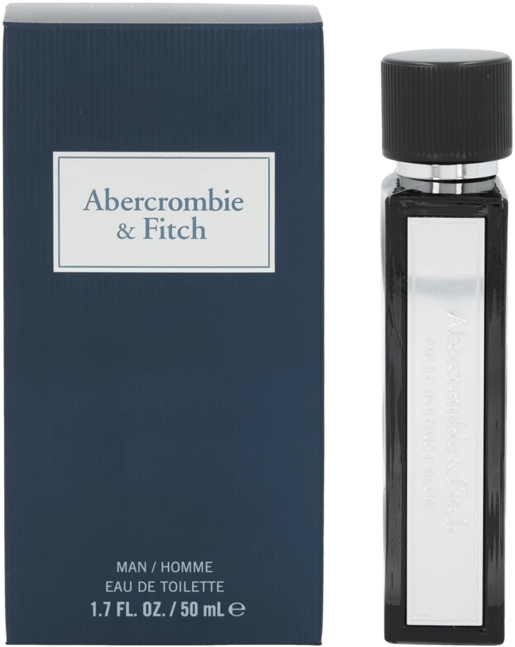 Abercrombie & Fitch First Inst. Mėlyna Man EDT tualetinis vanduo vyrams, 50 ml