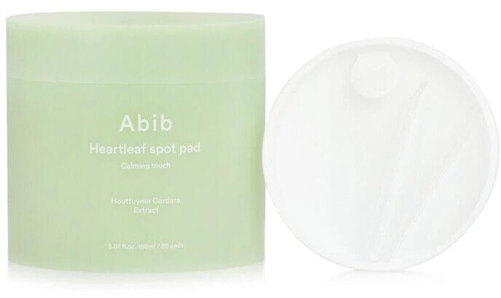ABIB Heartleaf Spot Pad Calming Touch - raminantys padeliai, 80 vnt