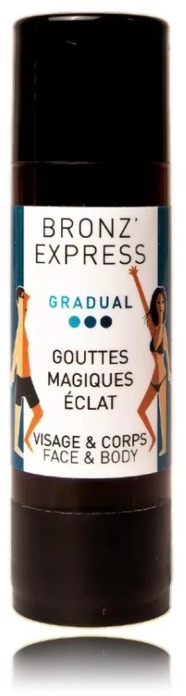 Academie Bronz'Express Magic Radiance Drops savaiminio įdegio lašai, 30 ml