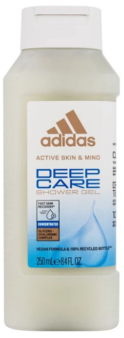 Adidas Deep Care Dušo želė moterims, 250 ml