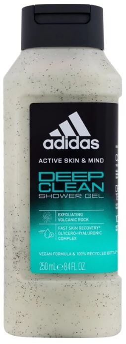Adidas Deep Clean Dušo želė vyrams, 250 ml
