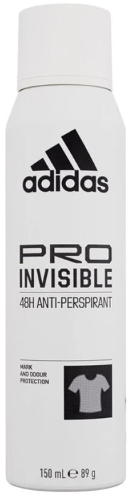 Adidas Pro Invisible 48H Anti-Perspirant Antiperspirant moterims, 150 ml
