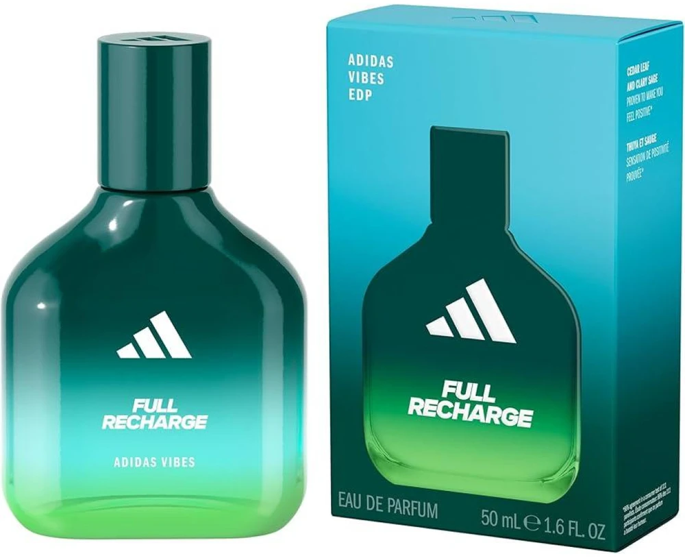 Adidas Vibes Full Recharge EDP parfumuotas vanduo unisex, 50 ml