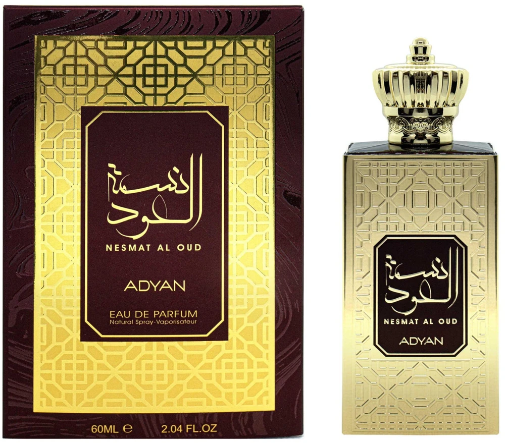 Adyan Nesmat Al Oud EDP parfumuotas vanduo vyrams, 60 ml