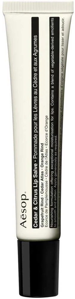 Aesop Cedar & Citrus Lip Salve maitinantis lūpų balzamas, 9 ml