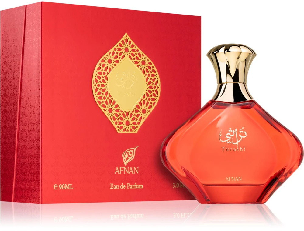 Afnan Turathi Raudona EDP parfumuotas vanduo moterims, 90 ml
