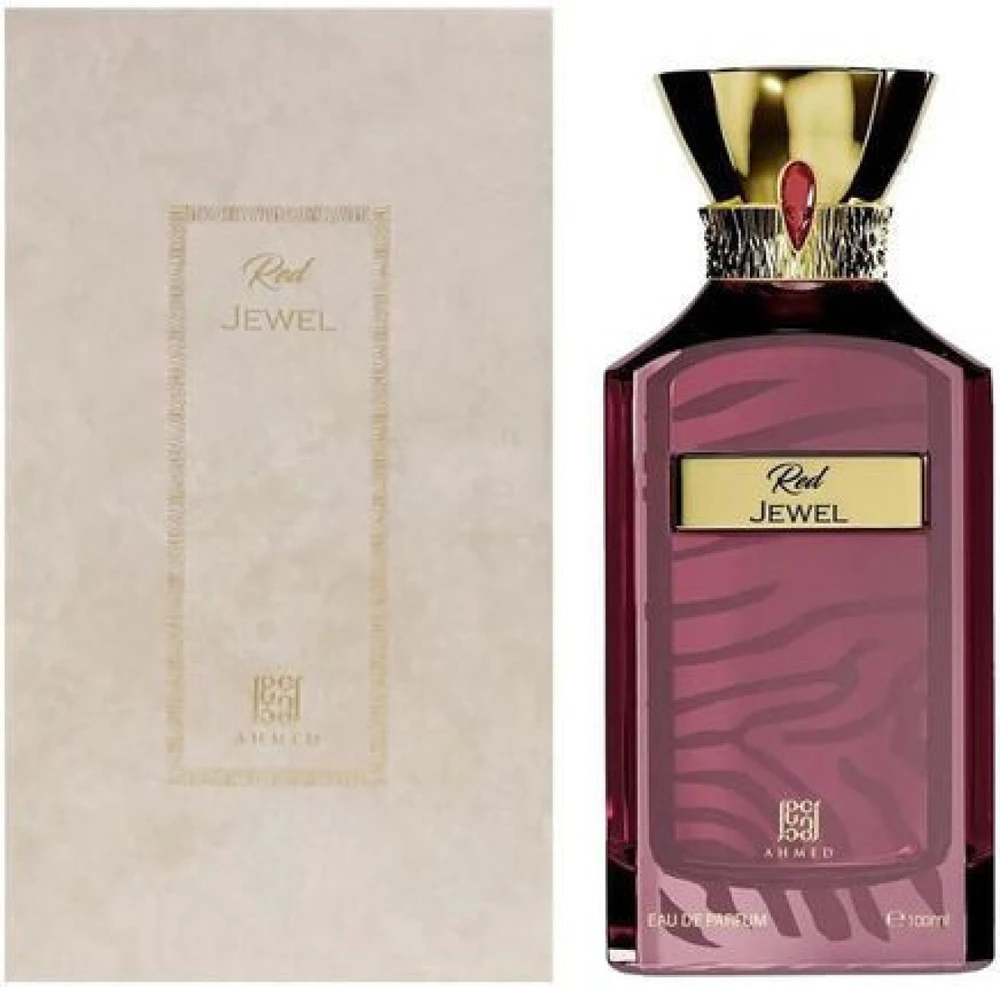 Ahmed Al Maghribi Raudona Jewel EDP parfumuotas vanduo unisex, 100 ml