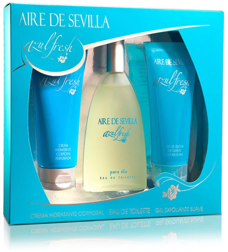 Aire De Sevilla Azul Fresh Eau De Toilette Purškiklis 150ml 3 dalių rinkinys
