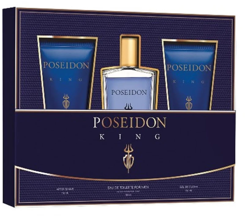 Aire De Sevilla Poseidon King Vyrų tualetinio vandens purškiklis 150ml 3 dalių rinkinys