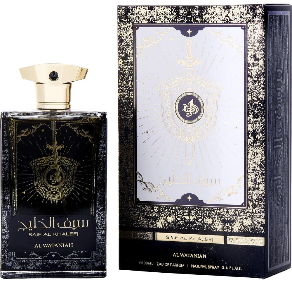 Al Wataniah Saif Al Khaleej EDP parfumuotas vanduo vyrams, 100 ml