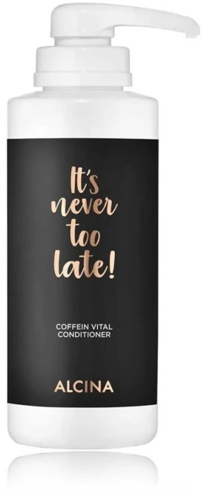 Alcina It's never too late! Coffein Vital Conditioner gyvybingumo suteikiantis kondicionierius plaukams, 500 ml