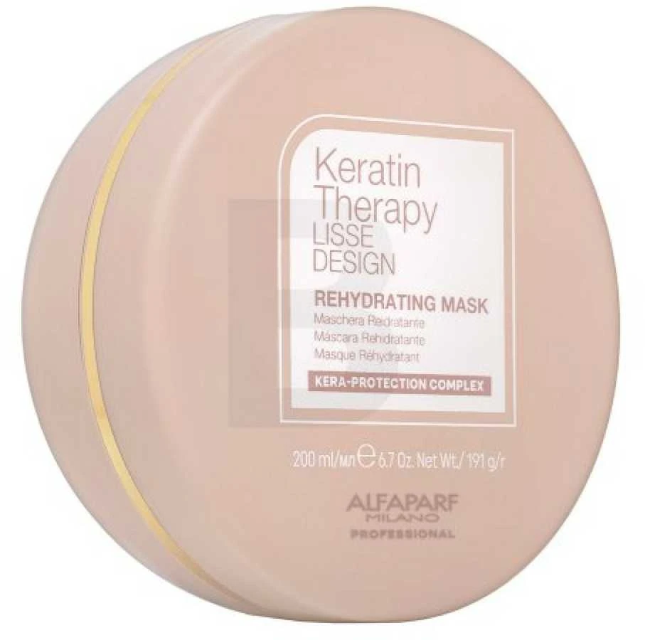 Alfaparf Milano Lisse Design Keratin Therapy drėkinamoji kaukė, 200 ml