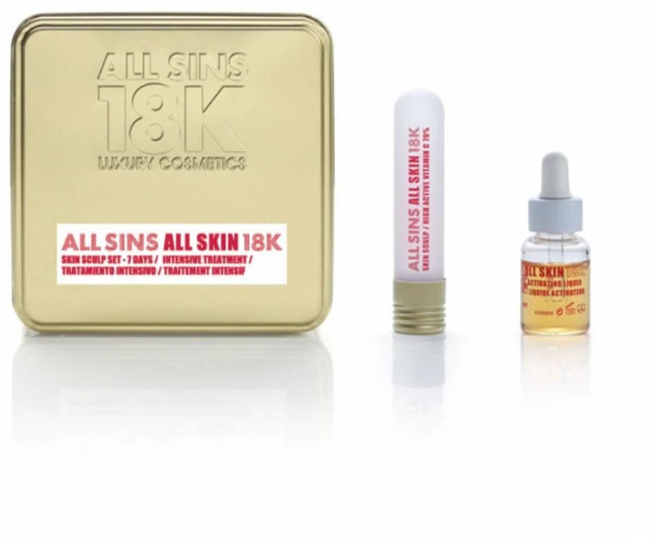 All Sins 18k All Skin Sculp 7 dienų intensyvaus gydymo rinkinys 2 vnt