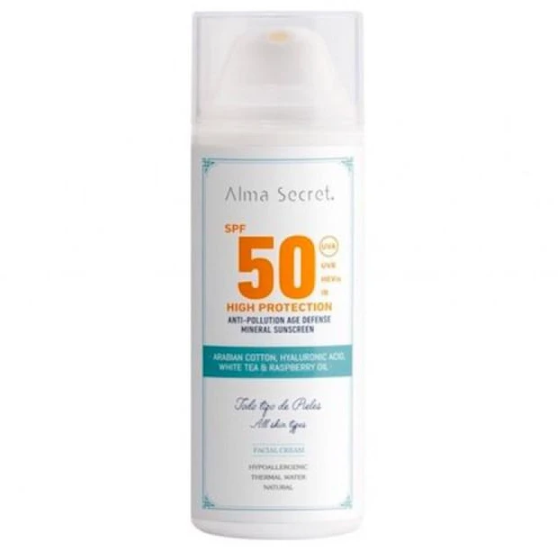 Alma Secret High Protection Crema Facial Spf50, 50 ml