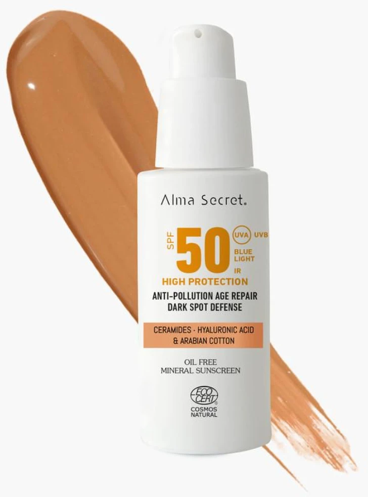 Alma Secret itin apsaugantis veido kremas su SPF50 Gold, 50 ml