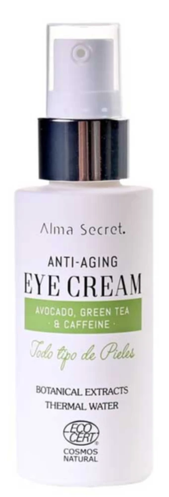 Alma Secret Akių kremas Antiedad Con Aguacate, Té Verde y Cafeína Botanica