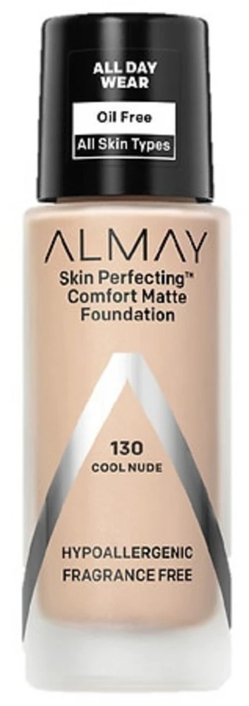 „Almay Skin Perfect Comfort“ skystas makiažo pagrindas, 130 Cool Nude, 30 ml
